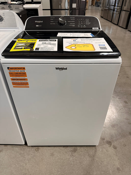 NEW! Whirlpool Top Load Washer With Removable Agitator  MODEL: WTW6157PW  WAS13862