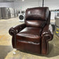 NEW GENUINE LEATHER AMARETTO POWER RECLINER