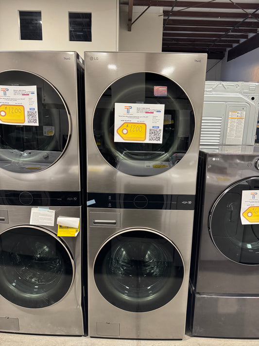 LG Single Unit Front Load LG WashTower™ with Center Control™ 4.5 cu. ft. Washer and 7.4 cu. ft. Electric Dryer (Laundry Set)