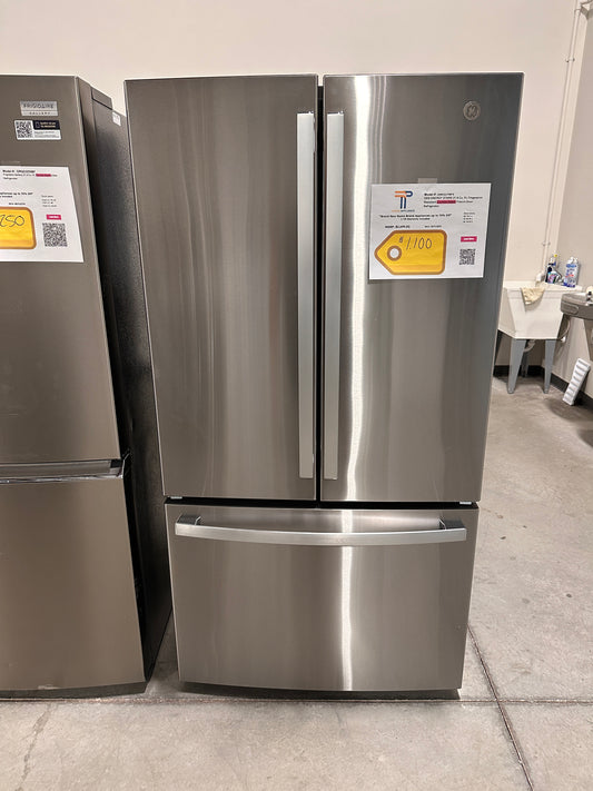 GE 21.9 Cu. Ft. Fingerprint Resistant Counter-Depth French-Door Refrigerator  MODEL: GWE22JYMFS  REF13831