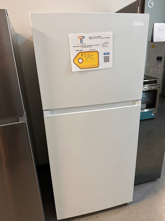 NEW! Garage-ready 18.0-cu ft Top-freezer Refrigerator  MODEL: MRT18D3BWW  REF13840