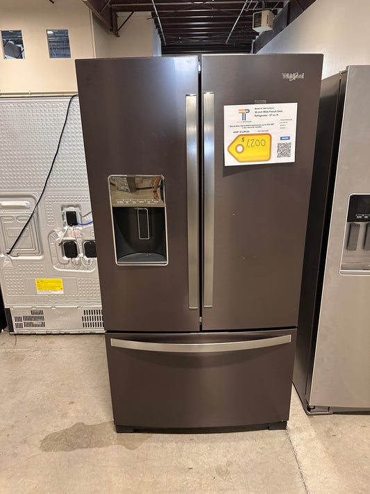 NEW WHIRLPOOL REFRIGERATOR with PLATTER POCKET MODEL: WRF767SDHV  REF13830