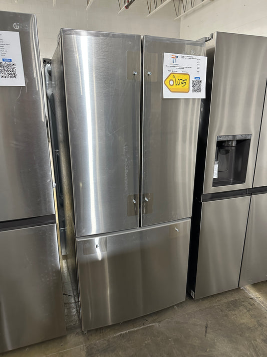 NEW LG 21.8 CU FT FRENCH DOOR FRIDGE MODEL: LFDS22520S  REF12252S