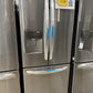 NEW 21.8 CU FT STAINLESS STEEL REFRIGERATOR MODEL: LFCS22520S  REF12240S