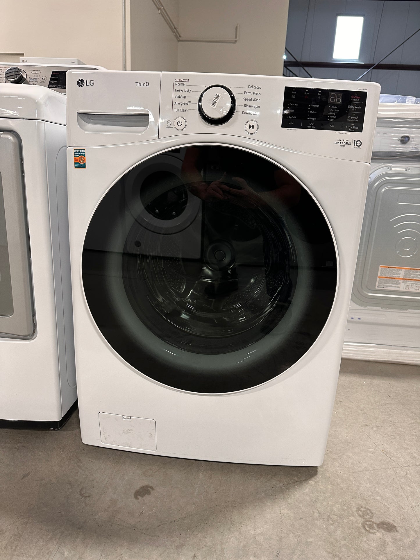 Model: WM3600HWA FRONT LOAD LG WASHER - WAS13017