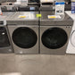 GORGEOUS SAMSUNG STACKABLE WASHER DRYER SET - WAS13010 WF53BB8700ATUS - DRY12317 DVE53BB8700TA3