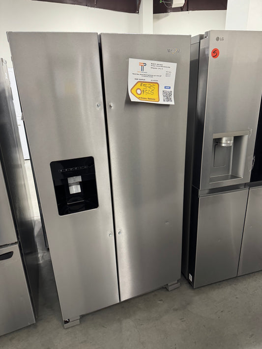 LOW PRICE! Whirlpool Side-by-Side Refrigerator MODEL: WRS315SDHZ REF13823S