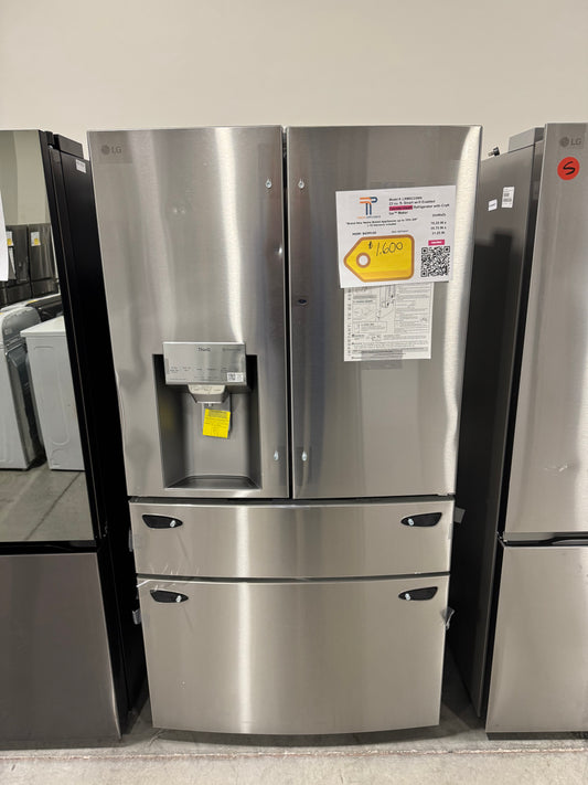 LG 23 cu. ft. Smart Counter-Depth Refrigerator with Craft Ice™ MODEL: LRMDC2306S SKU: REF14117