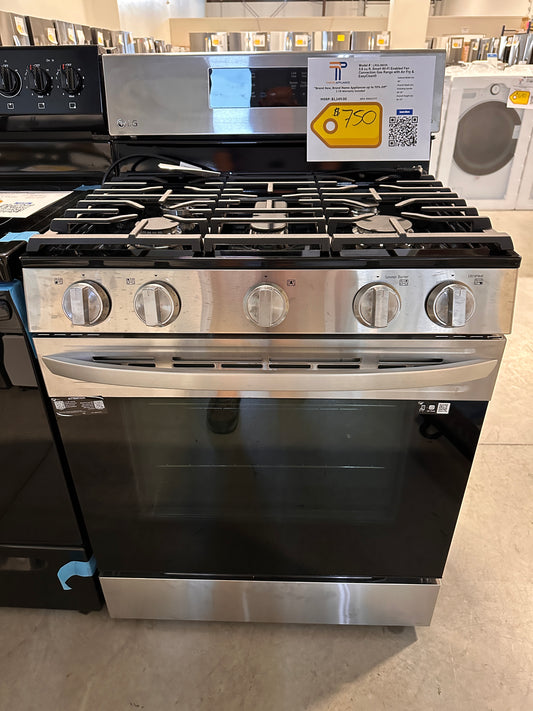 LG GAS TRUE CONVECTION RANGE with EASY CLEAN- RAG11777 LRGL5823S