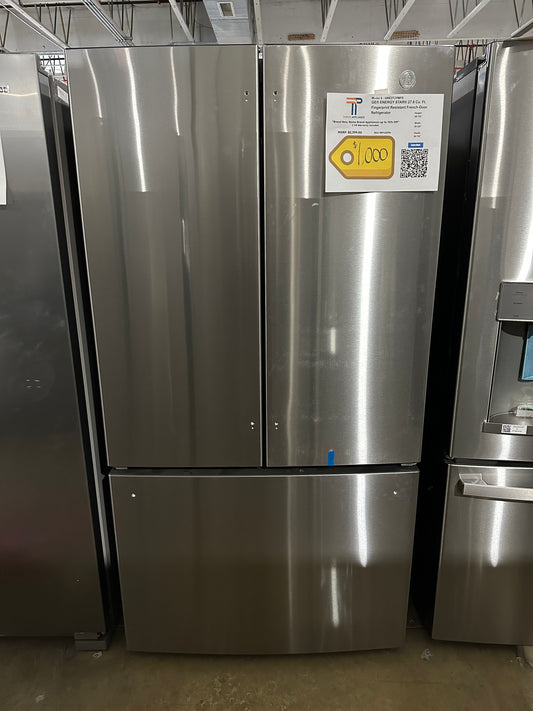 GREAT GE FRENCH DOOR REFRIGERATOR - INTERNAL WATER DISPENSER - MODEL:GNE27JYMFS  REF12279S