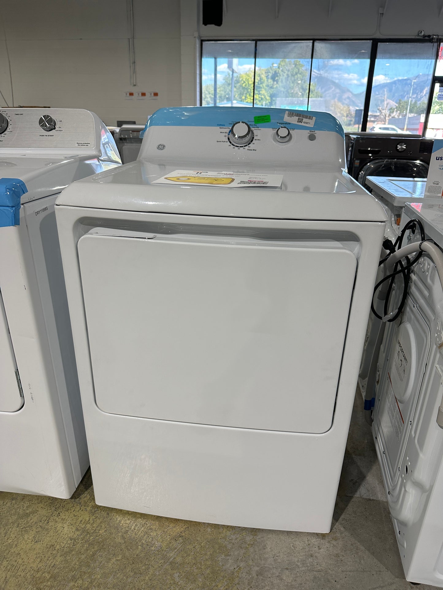GREAT GE - 7.2 Cu. Ft. Electric Dryer - White  MODEL: GTD33EASKWW  DRY11900S