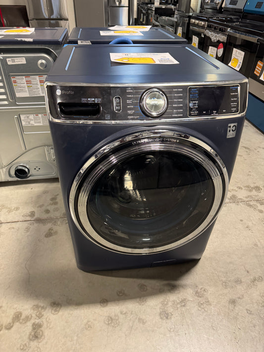 GE Profile 5.3 cu. ft. Smart Front Load Washer in Sapphire Blue w/OdorBlock UltraFresh Vent System, Microban, Tier 2 EStar MODEL: PFW870SPVRS  SKU: WAS14112