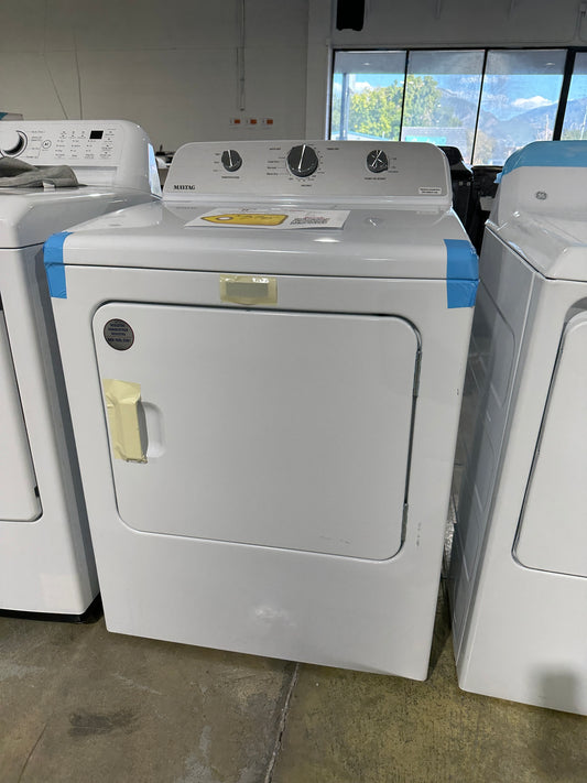 Maytag - 7.0 Cu. Ft. Electric Dryer with Wrinkle Prevent - White  MODEL: MED4500MW  DRY11898S