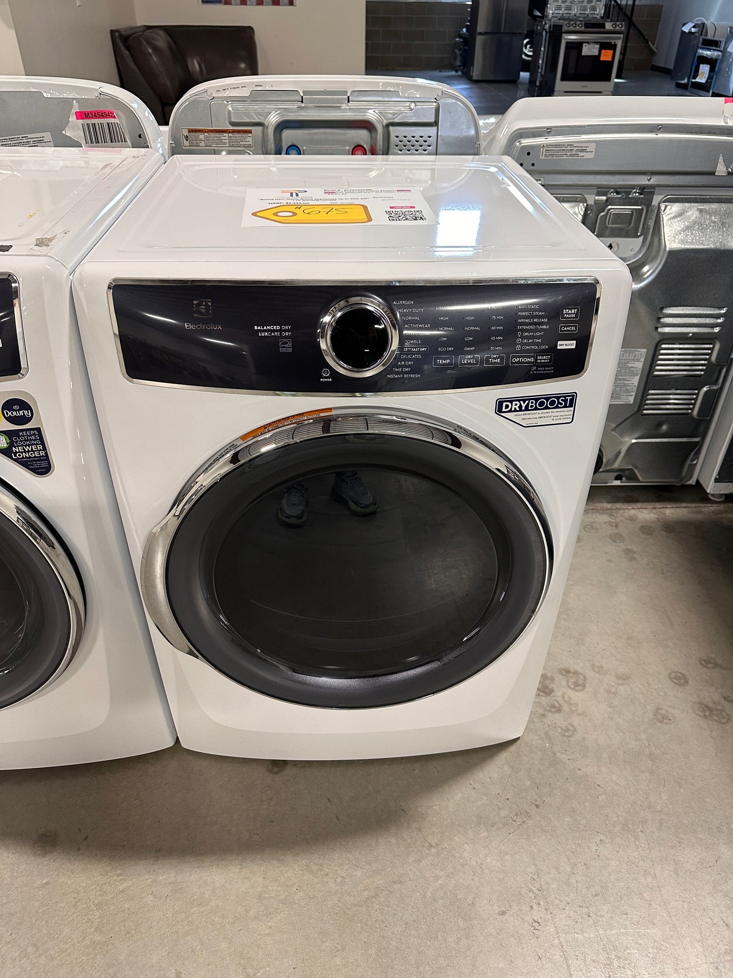 Electrolux Electric 8.0 Cu. Ft. Front Load Dryer  MODEL: ELFE7637AW  DRY13007