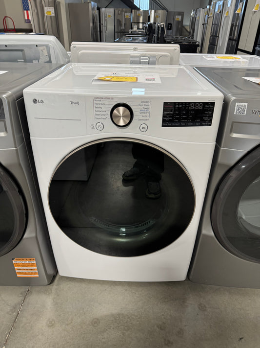 LG 7.4 cu. ft. Large Capacity Front Load Electric Dryer - White MODEL: DLEX4000W  SKU: DRY13221