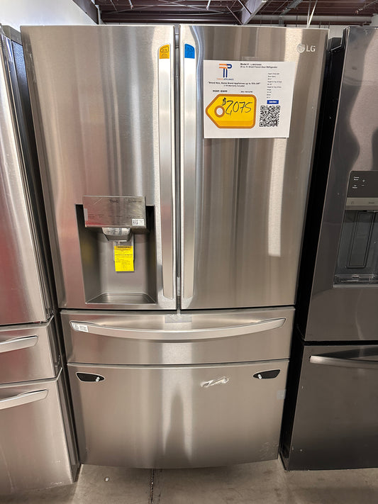 HUGE DISCOUNT! DOOR-IN-DOOR LG FRENCH DOOR REFRIGERATOR - REF12787 LRMDS3006S