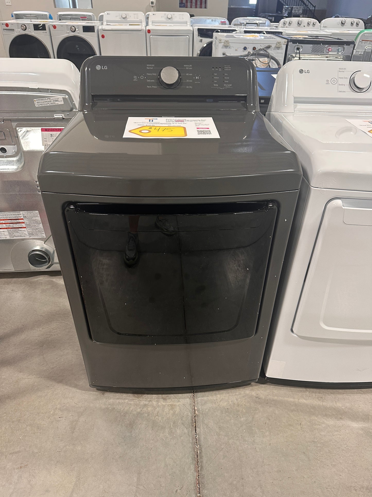 NEW ELECTRIC LG DRYER MODEL: DLE6100M  DRY13025