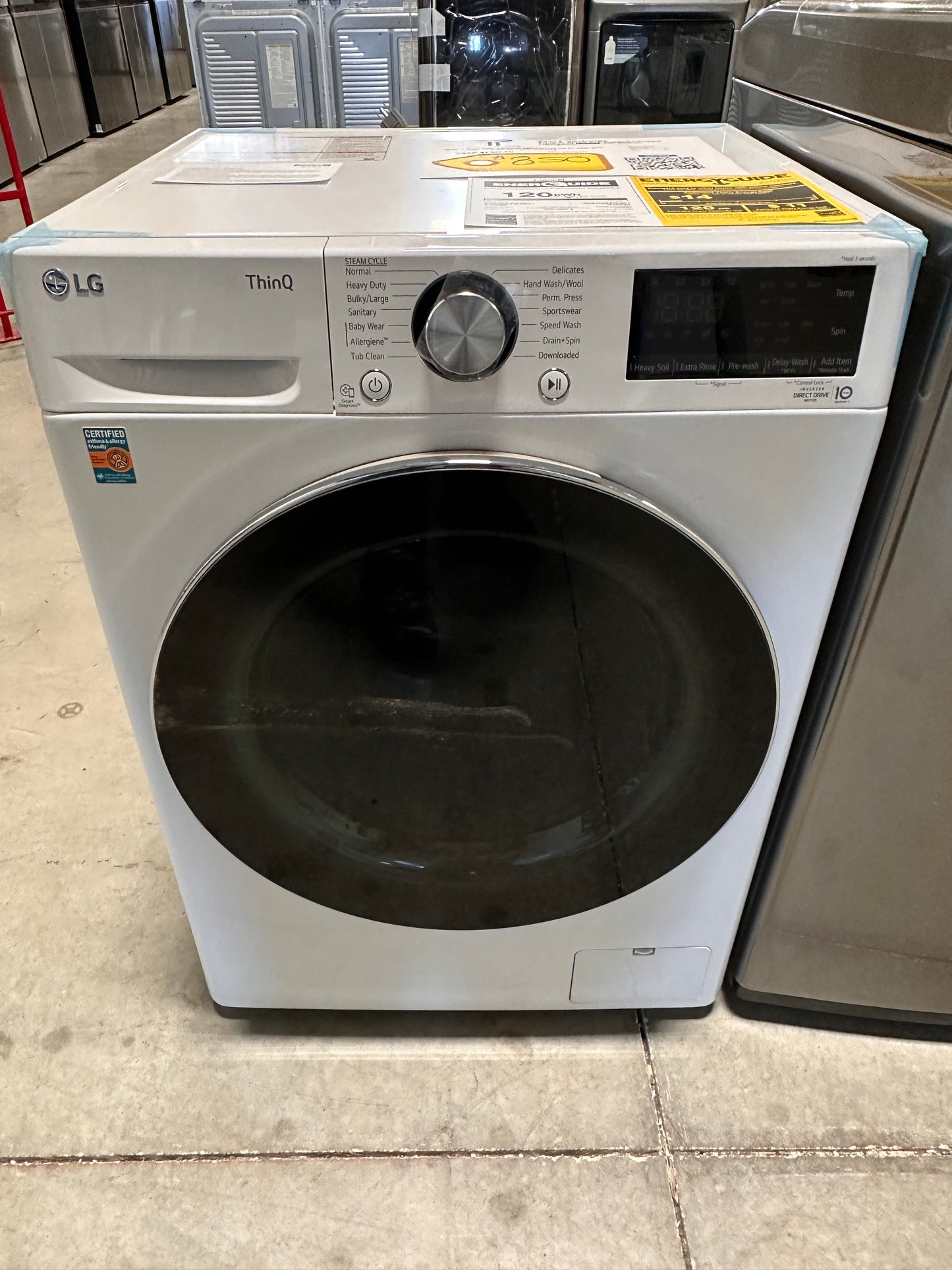 NEW 2.4 CU FT FRONT LOAD WASHER - GREAT FOR APARTMENT - WAS12979 WM1455HWA