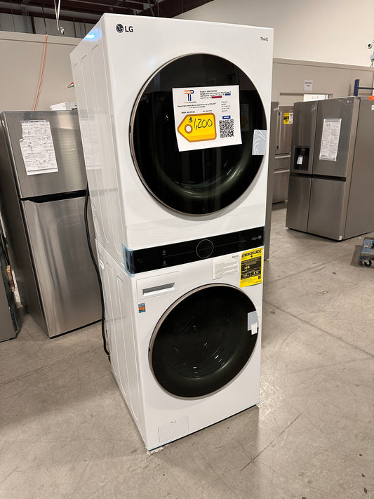 GREAT NEW LG SMART LAUNDRY SET WASHTOWER - WAS13026 Model:WKE100HWA