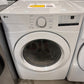 LG - 7.4 Cu. Ft. Stackable Electric Dryer with FlowSense - White  Model:DLE3400W  DRY12329