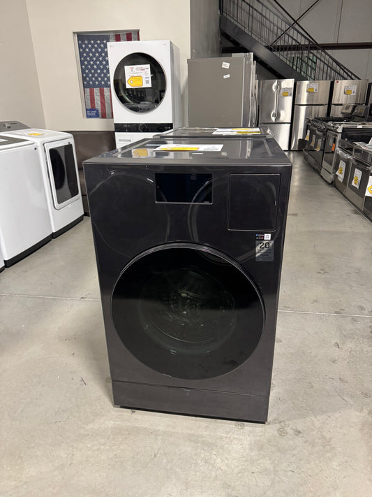 Samsung 5.3 cu. ft. Bespoke Ultra Capacity Vented All-in-One Washer Dryer Combo with Electric Dryer and AI Home in Brushed Black (Laundry Set) MODEL: WD90F53AVB  SKU: WAS14135