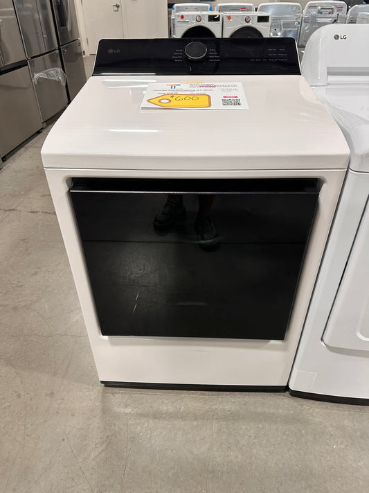 NEW!! LG 7.3 Cu. Ft. Electric Dryer with AI Sensing  MODEL: DLE8400WE  DRY13059