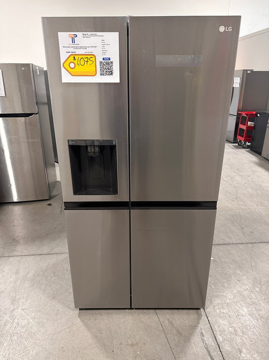 GREAT NEW LG SIDE-BY-SIDE REFRIGERATOR Model:LRSXS2706S  REF12885