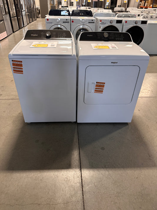 GORGEOUS NEW WHIRLPOOL TOP LOAD WASHER ELECTRIC DRYER LAUNDRY SET WAS13919 DRY13058