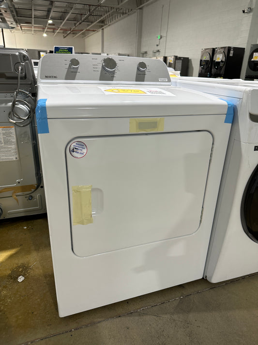 Maytag - 7.0 Cu. Ft. Electric Dryer with Wrinkle Prevent - White  MODEL: MED4500MW  DRY11894S