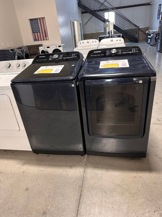 GREAT NEW SAMSUNG LAUNDRY SET with ELECTRIC DRYER WAS13888 DRY13050