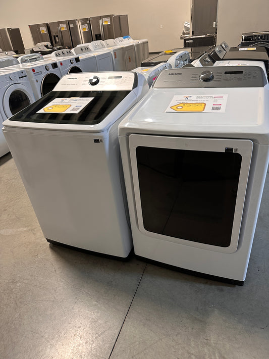 GREAT NEW SAMSUNG LAUNDRY SET TOP LOAD ELECTRIC WAS13924 DRY13060