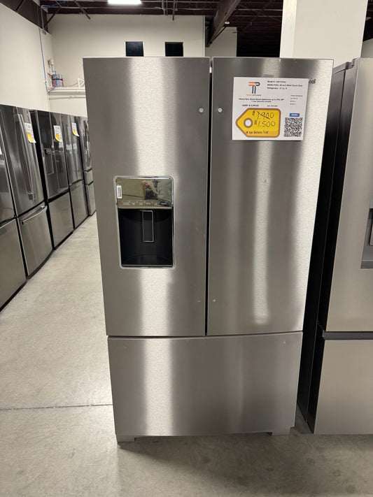 Whirlpool Standard-Depth 26.8-cu ft 3 -Door 36-in Wide French Door Refrigerator with Dual Ice Maker with Water and Ice Dispenser ( Fingerprint Resistant Stainless Steel ) ENERGY STAR Certified