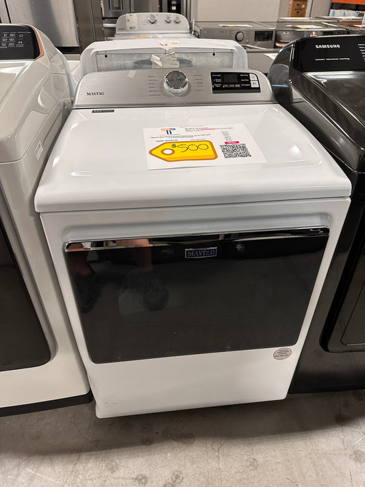 Maytag - 7.4 Cu. Ft. Smart Electric Dryer with Extra Power Button - Model:MED6230HW  DRY12320