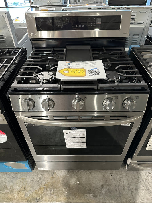 NEW LG GAS TRUE CONVECTION RANGE MODEL: LRGL5825F  RAG11535S