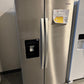 Whirlpool 24.6-cu ft Standard-Depth 36-in Wide Side-by-Side Refrigerator with Ice Maker ,Water and Ice Dispenser ( Fingerprint Resistant Stainless Finish )