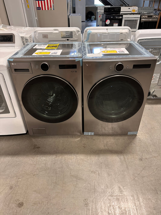 GREAT NEW STACKABLE SMART LG LAUNDRY SET - WAS13041 DRY12333