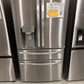 NEW! LG 30 Cu. Ft. Stainless Smart French Door Refrigerator  MODEL: LRMDS3006S  REF13861
