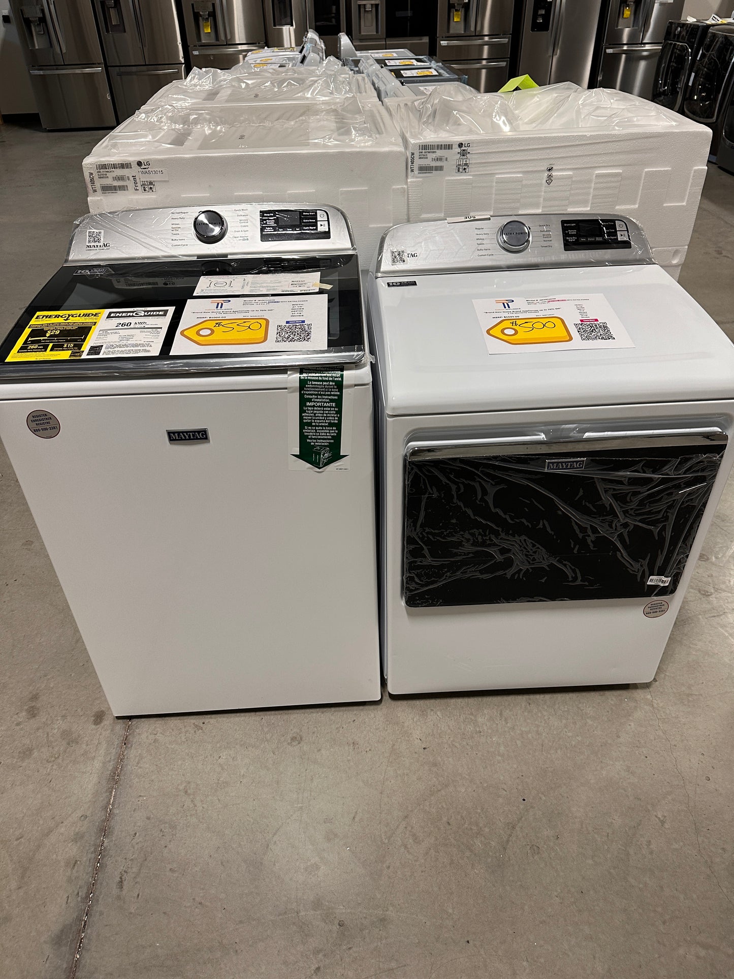 GREAT NEW SMART LAUNDRY SET - WAS13039 DRY12337