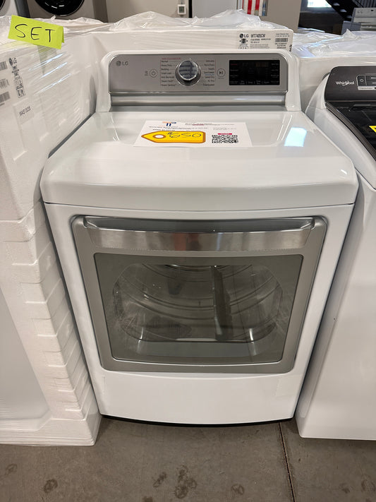 Electric Dryer with Steam and Sensor Dry - White  Model:DLEX7900WE  DRY12339
