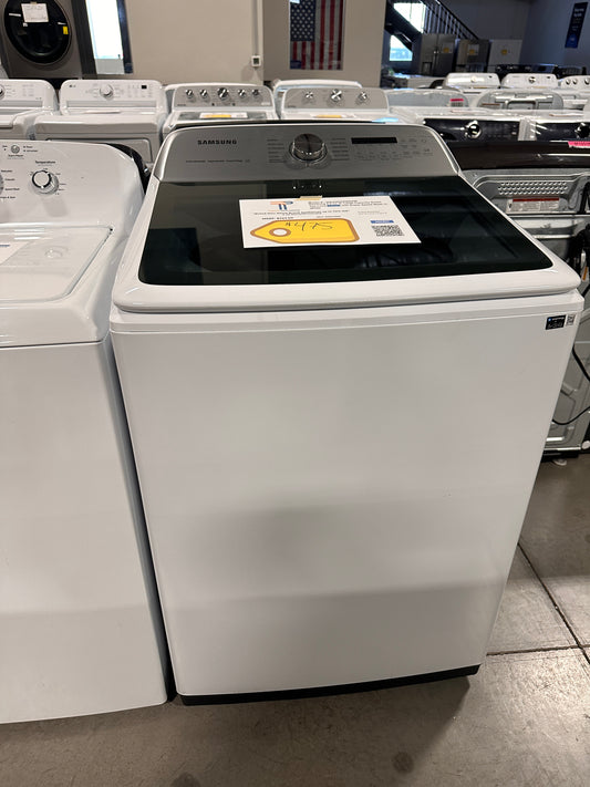 NEW SAMSUNG SUPER SPEED WASH TOP LOAD WASHER MODEL: WA52DG5500AW  WAS13958
