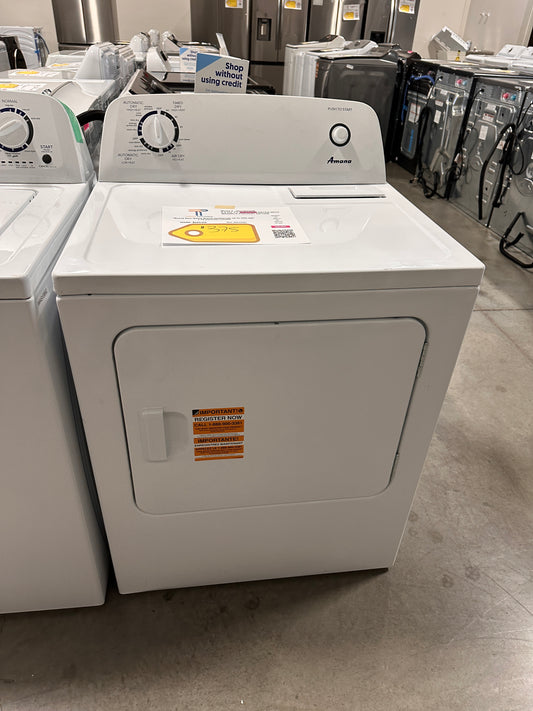 GREAT NEW AMANA ELECTRIC DRYER MODEL: NED4655EW  DRY13089