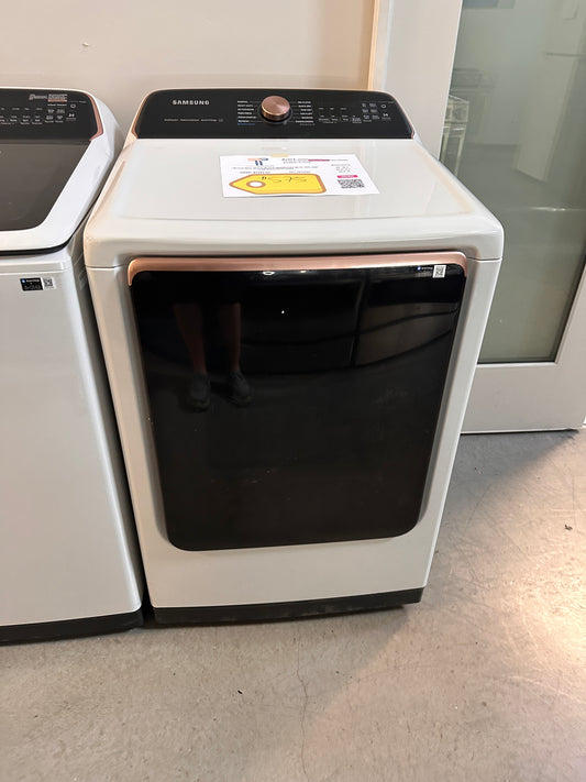 Samsung 7.4 cu. ft. Smart Electric Dryer with Steam Sanitize+  MODEL: DVE55CG7500E  DRY13087