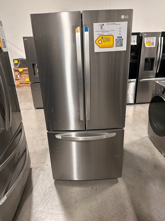 DISCOUNTED GREAT NEW LG 25.1 CU FT FRENCH DOOR REFRIGERATOR Model:LRFCS25D3S  REF12915
