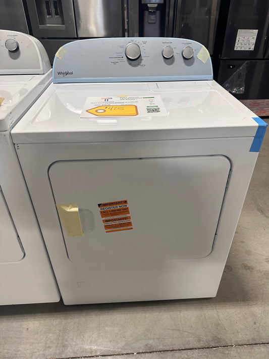 NEW! Whirlpool 7.0 cu. ft. White Gas Dryer  MODEL: WGD4815EW  DRY13049