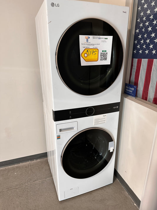 Gas Dryer WashTower with Built-In Intelligence - White  Model:WKG101HWA  WAS13051