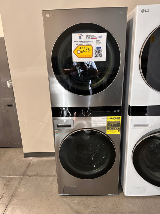 GREAT NEW LG STACKED WASHTOWER LAUNDRY SET Model:WKE100HVA  WAS13054