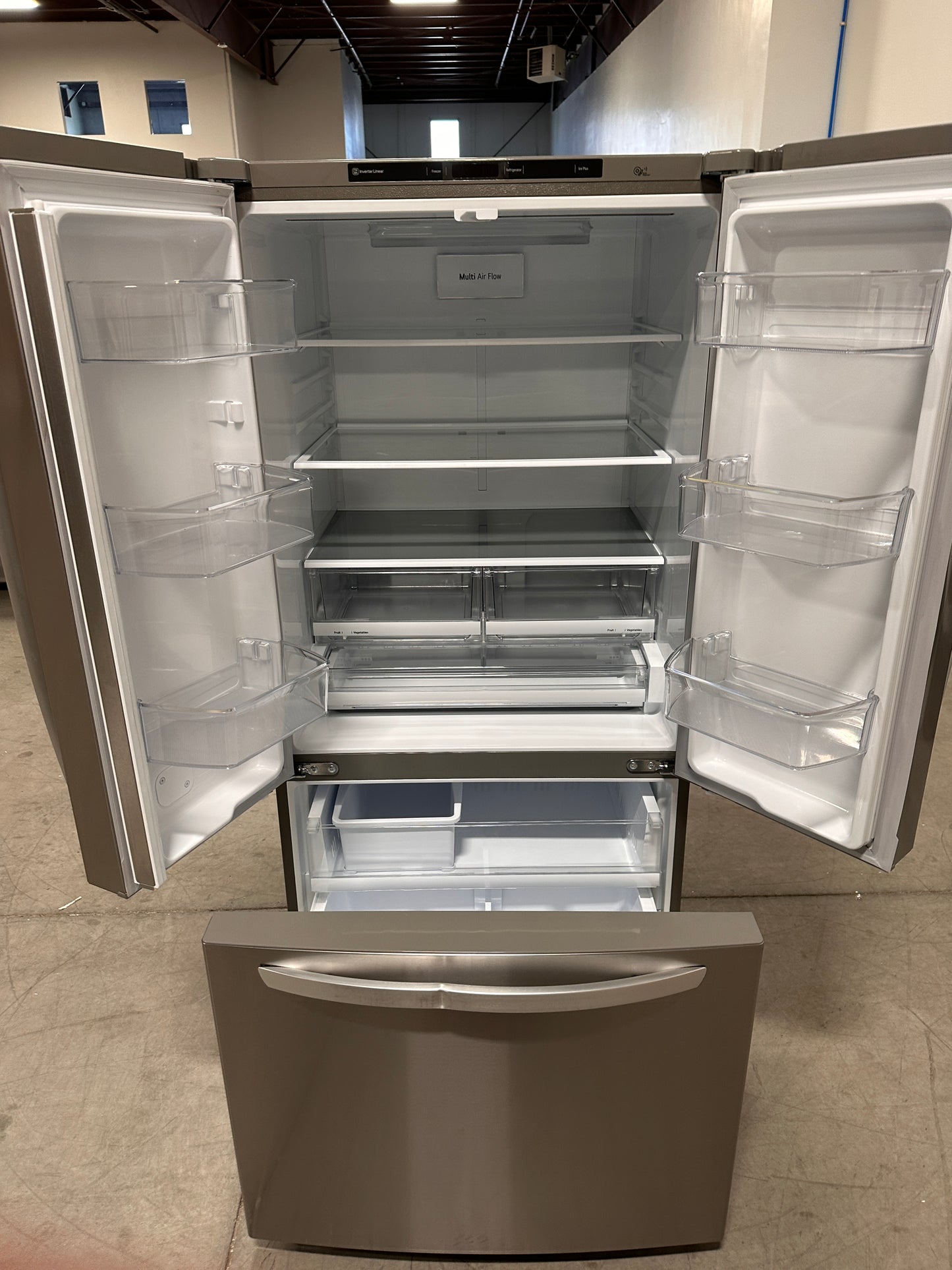 LG - 25.1 Cu. Ft. French Door Refrigerator with Ice Maker - Model:LRFCS25D3S  REF12909
