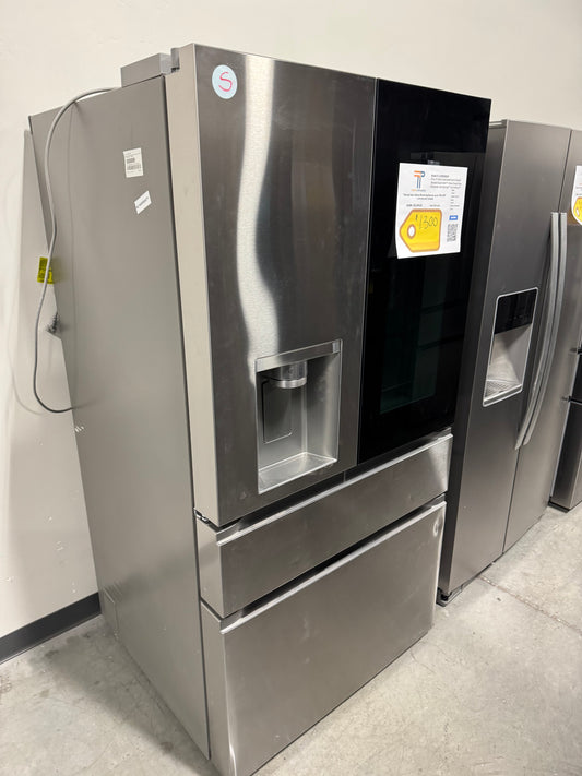 LG 29 cu. ft. SMART MyColor InstaView Standard-Depth MAX 4-Door French Door Refrigerator in Stainless Steel with Craft Ice