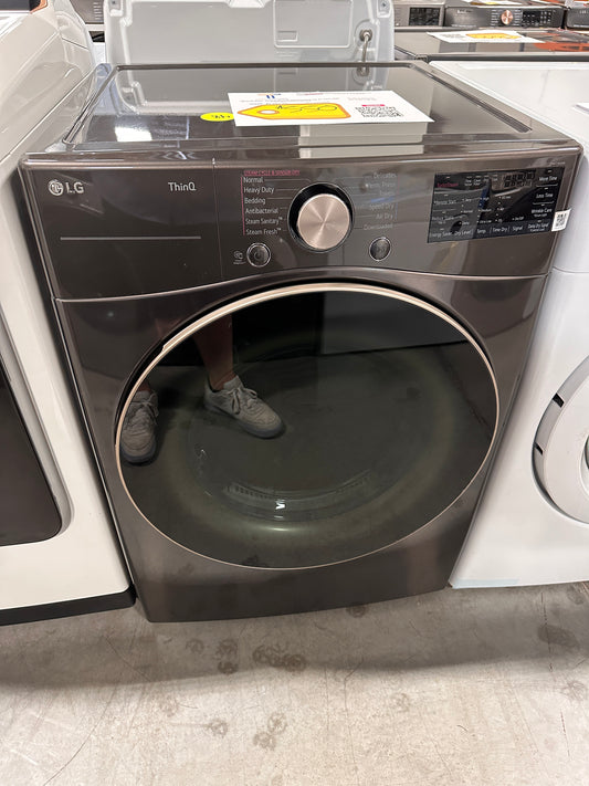GREAT NEW STACKABLE ELECTRIC DRYER IN BLACK STEEL Model:DLEX4000B  DRY12378