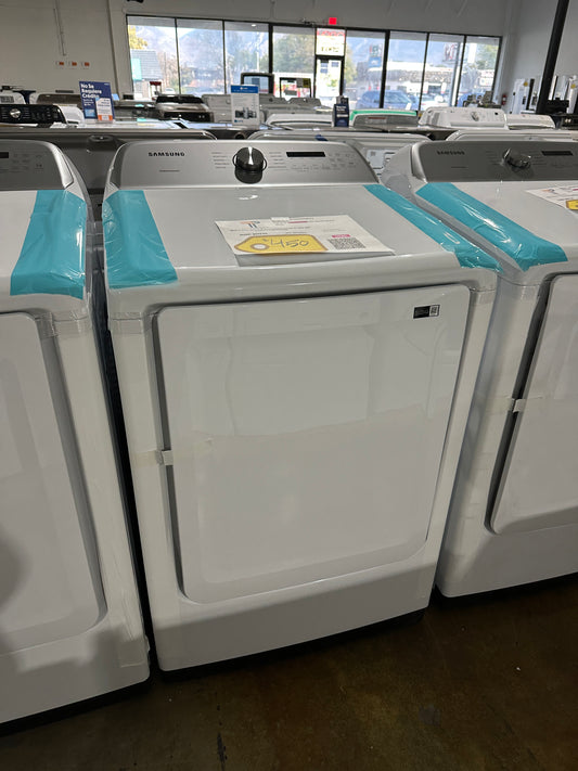 NEW 7.4 CU FT SAMSUNG ELECTRIC DRYER Model:DVE50R5200W/A3  DRY11800S